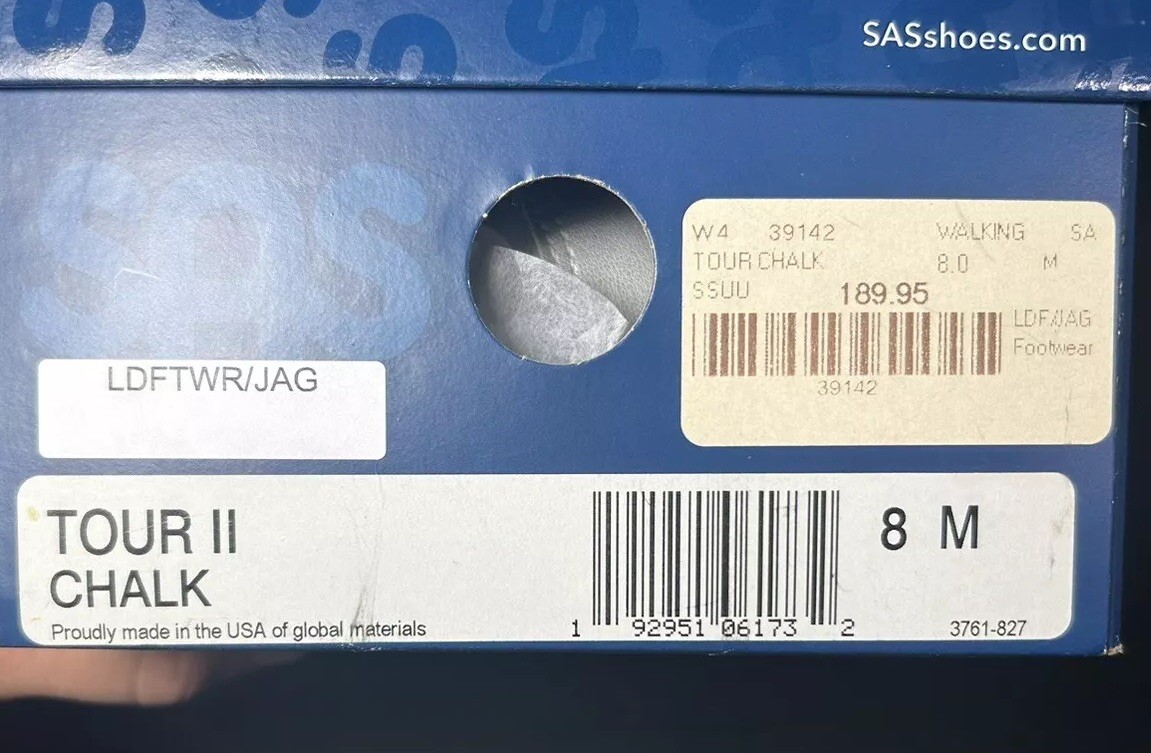 Women's SAS Tour II Chalk Walking Shoes Blue/Gray Size 8M | eBay