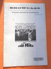 November 1965 - Sutton Theatre Showcase Program - The Hill - Sean Connery 