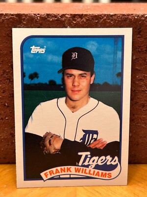 BASEBALL CARD NEW FRESH FROM BOX TOPPS TRADED 1989 FRANK WILLIAMS TIGERS