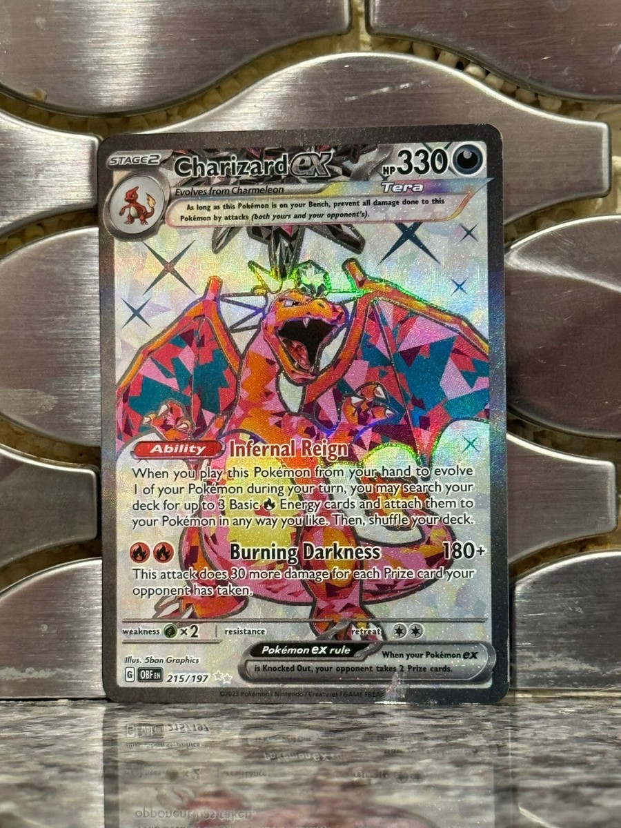 ポケモンカードゲーム Charizard ex 330 HP Tera Charizard ex hp 330 Stage 2 | eBay