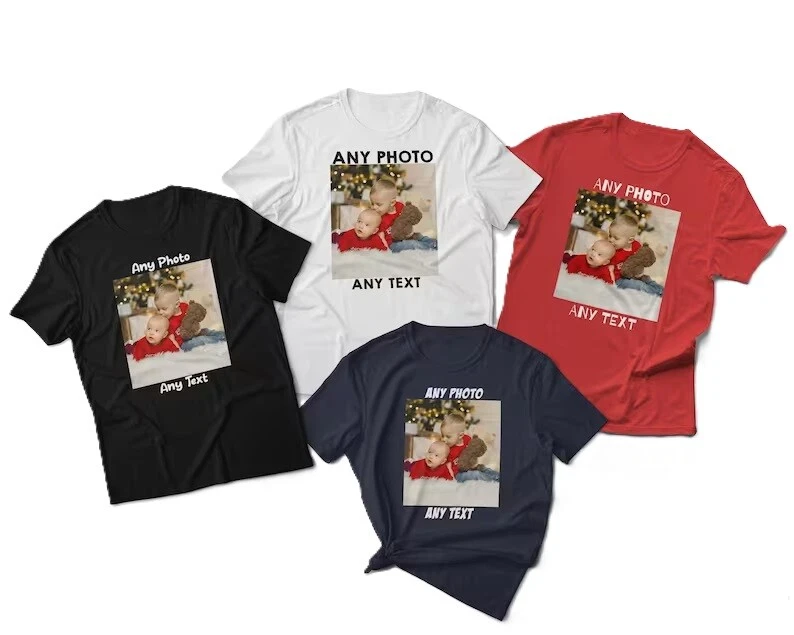 Personalised T-Shirt Custom Any Text Photo Birthday Stag Do Hen Party Christmas - Image 3 of 4