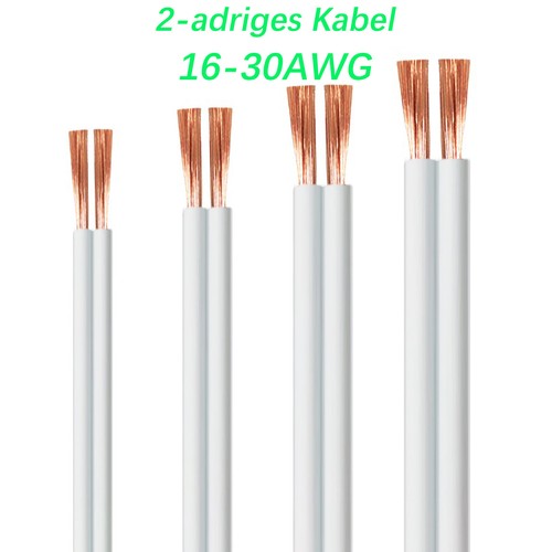 Cavo due fili 1 5 10 25 50 m 2x0,75 2x1,2 2x0,5 2x0,3 2x0,1 mm² linea veicolo - Foto 5 di 7