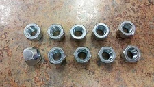 10 Pieces 1/2"-20 Open End Lug Nuts Trailer Wheel Nuts 13/16"