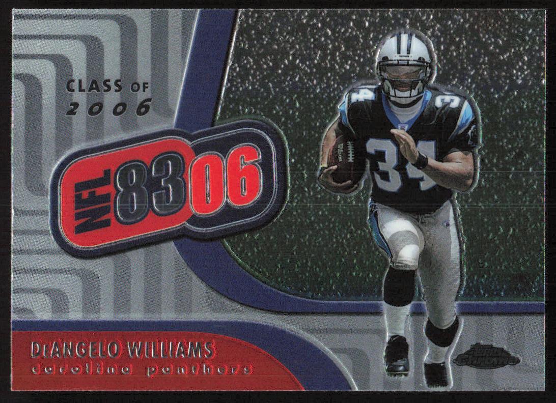 2006 Topps Chrome NFL9 DeAngelo Williams Carolina Panthers Football Card