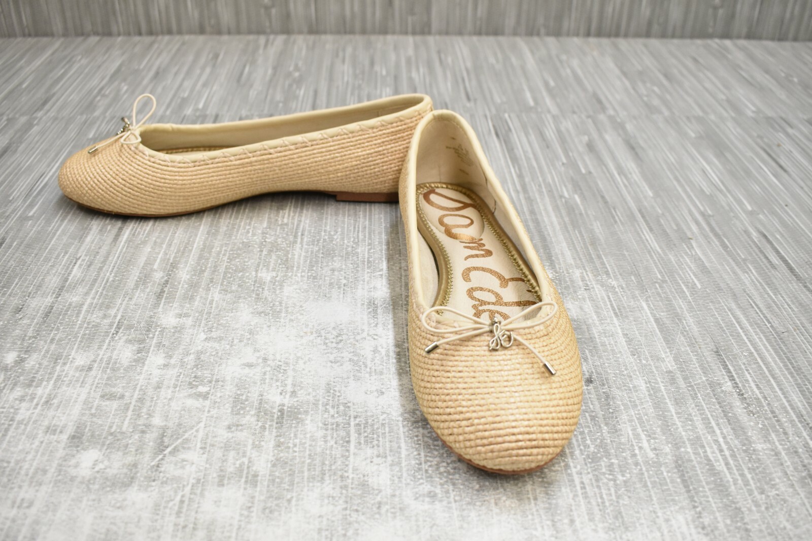 sam edelman falcon raffia ballet flats