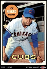 1969 Topps #43 Joe Niekro Cubs 8 - NM/MT