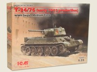 T34/76 Early Produktion 1943 / 1:35 - Icm