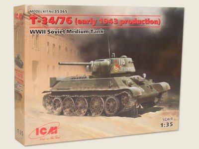 T34/76 early Produktion 1943 / 1:35 - ICM