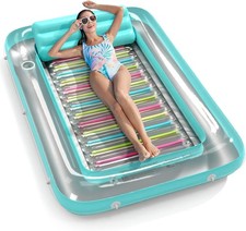 Comfortable Water-Filled Inflatable Lounger for Ultimate Sun Tan Experience