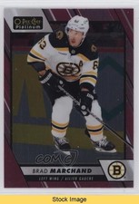 2023-24 O-Pee-Chee Platinum Matte Pink Brad Marchand #149 READ o1h