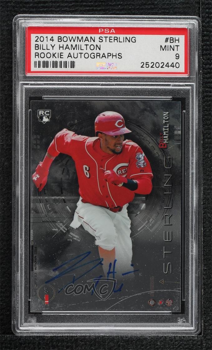 2014 Bowman BOWMAN STERLING ROOKIE AUTOGRAPHS #BH Billy Hamilton front