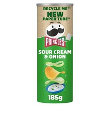 Pringles Sour Cream & Onion 185g, Free and Fast Postage