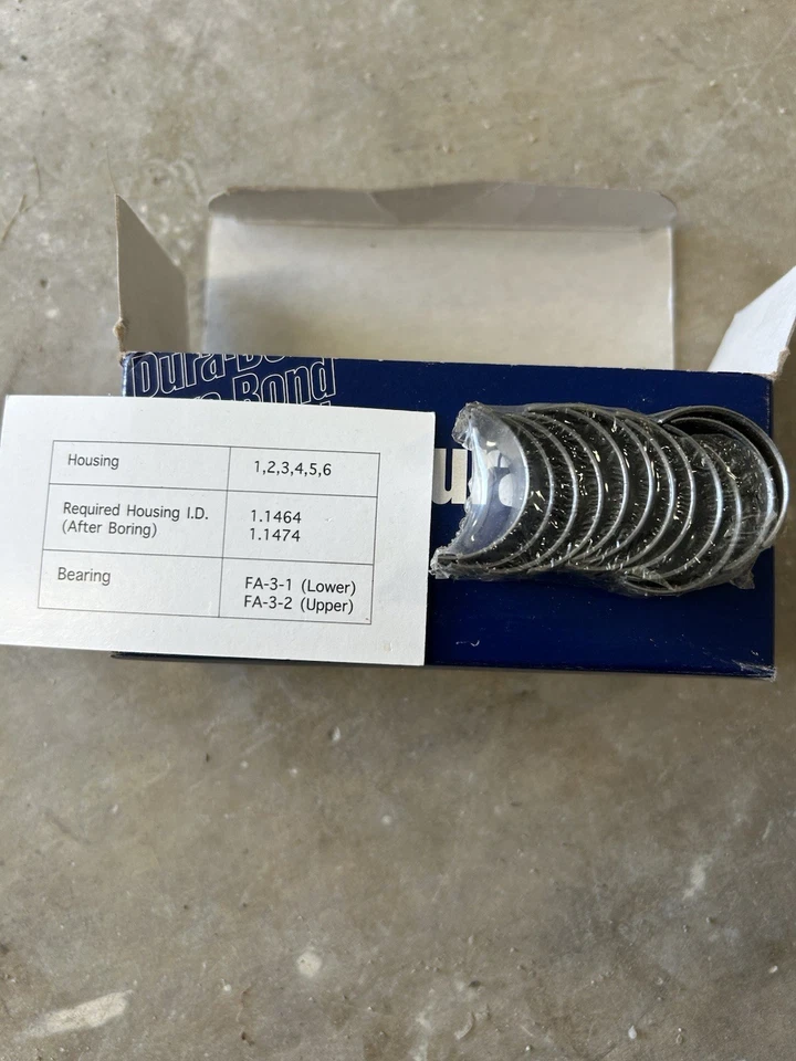 Cojinetes de árbol de levas para Durabond FA-3 4,6 L 2 V Foto 2 de 4