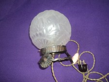Lampe / veilleuse Muller  delatte Art Déco Verre Pressé