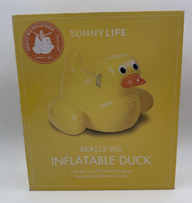 SunnyLife-Pato inflable amarillo realmente grande tamaño grande 54”x45”