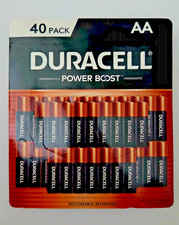 Duracell Power Boost AA Alkaline Batteries Pack of 40