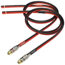 CNCESS CESS-063-3f Silicone Speaker Wire 14 AWG with Phono RCA Female Jack, 2...