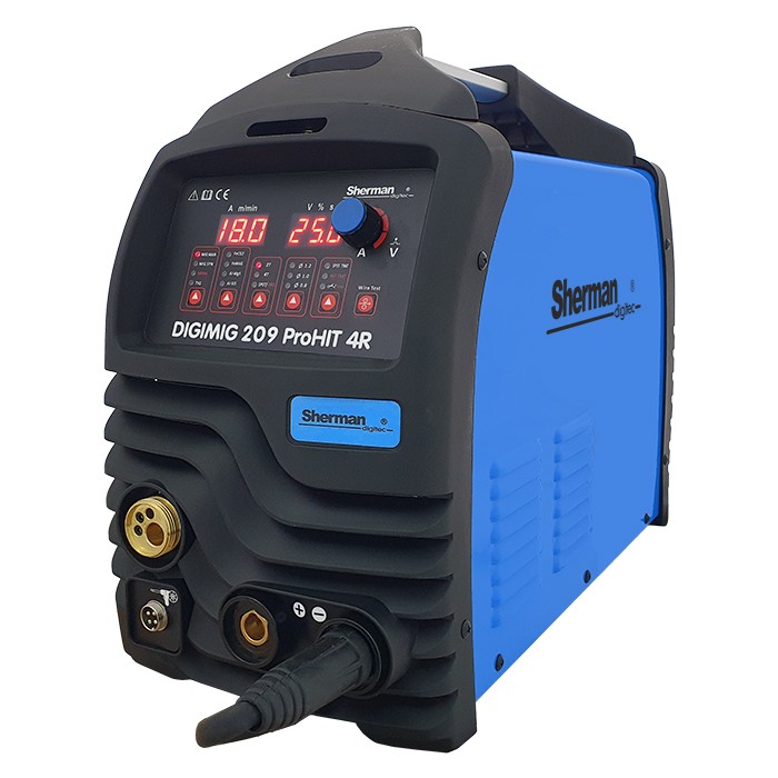 Poste de soudage MIG Sherman DIGIMIG 209 ProHIT 4R Synergique 200A pour brasage