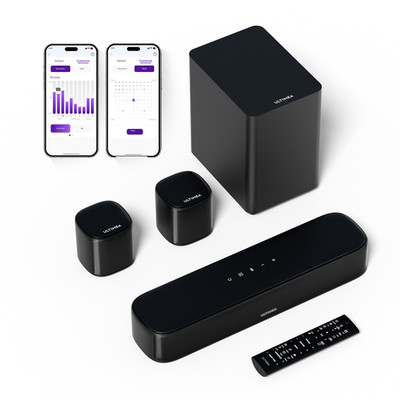 Ultimea Aura A30 5.1 Soundbar mit Subwoofer Surround Sound System 250W USB APP