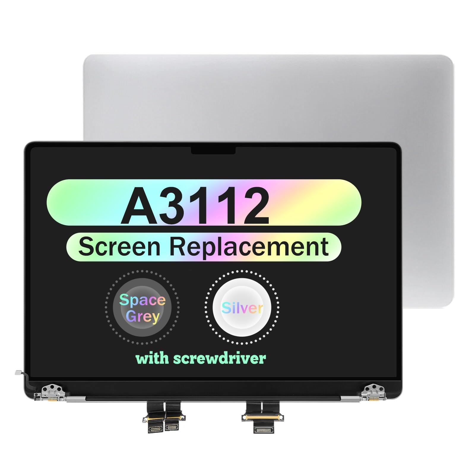 A3112 For MacBook Pro M4 2024 LCD Screen Display Replacement Assembly Silver 14