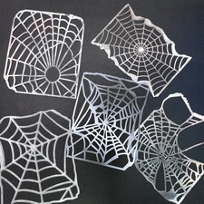 Spiderweb Cardstock Die Cuts Halloween Junk Journal Collage Scrapbooking