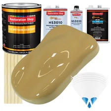 Buckskin Tan Gallon Premium URETHANE BASECOAT CLEARCOAT Car Auto Paint SLOW Kit