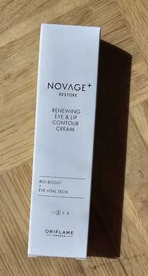 Oriflame Novage+ Restore Renewing Eye & Lip Contour Cream, 15 ml Augencreme
