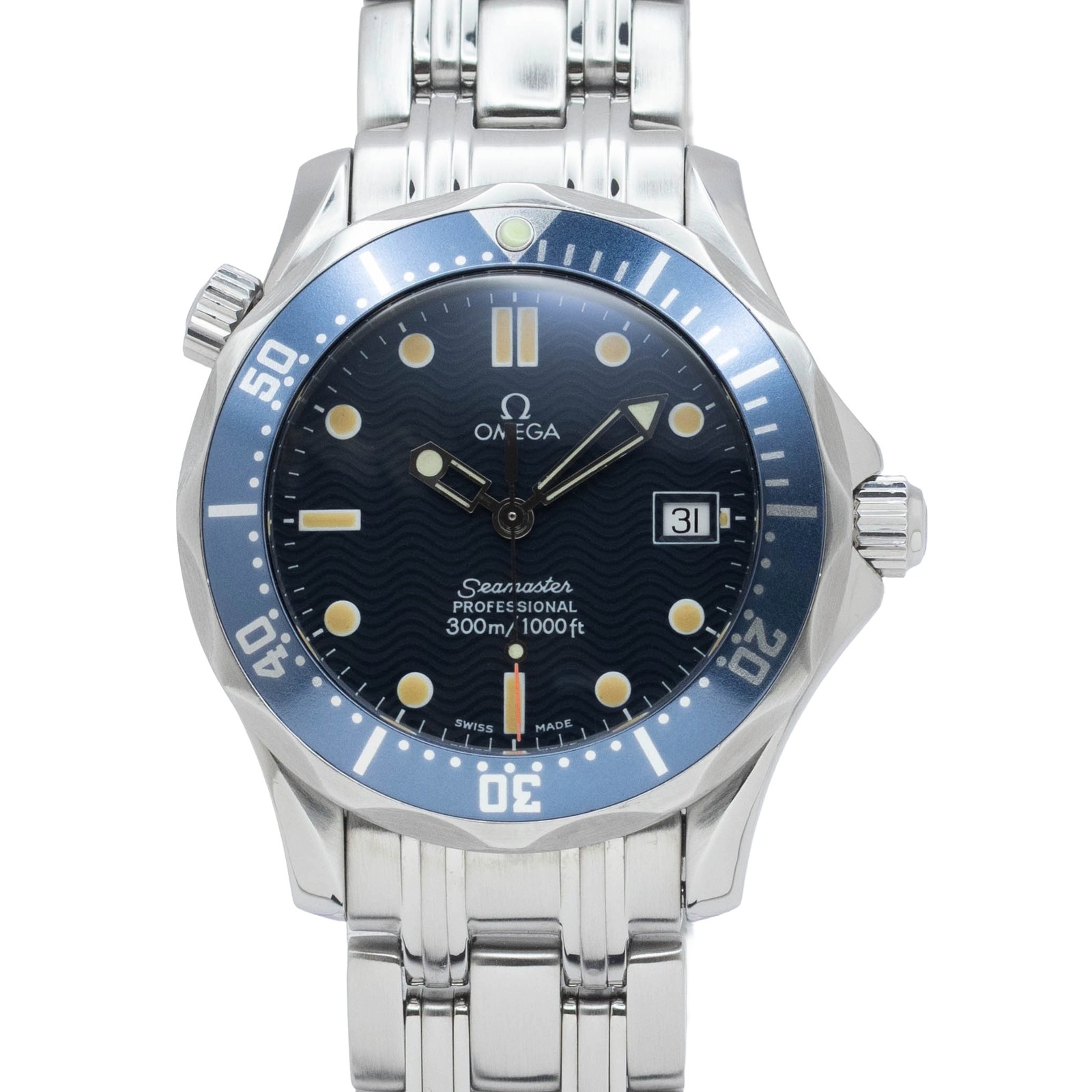 Omega Seamaster 2561.80 Quartz 36mm Stainless Steel Watch With Box