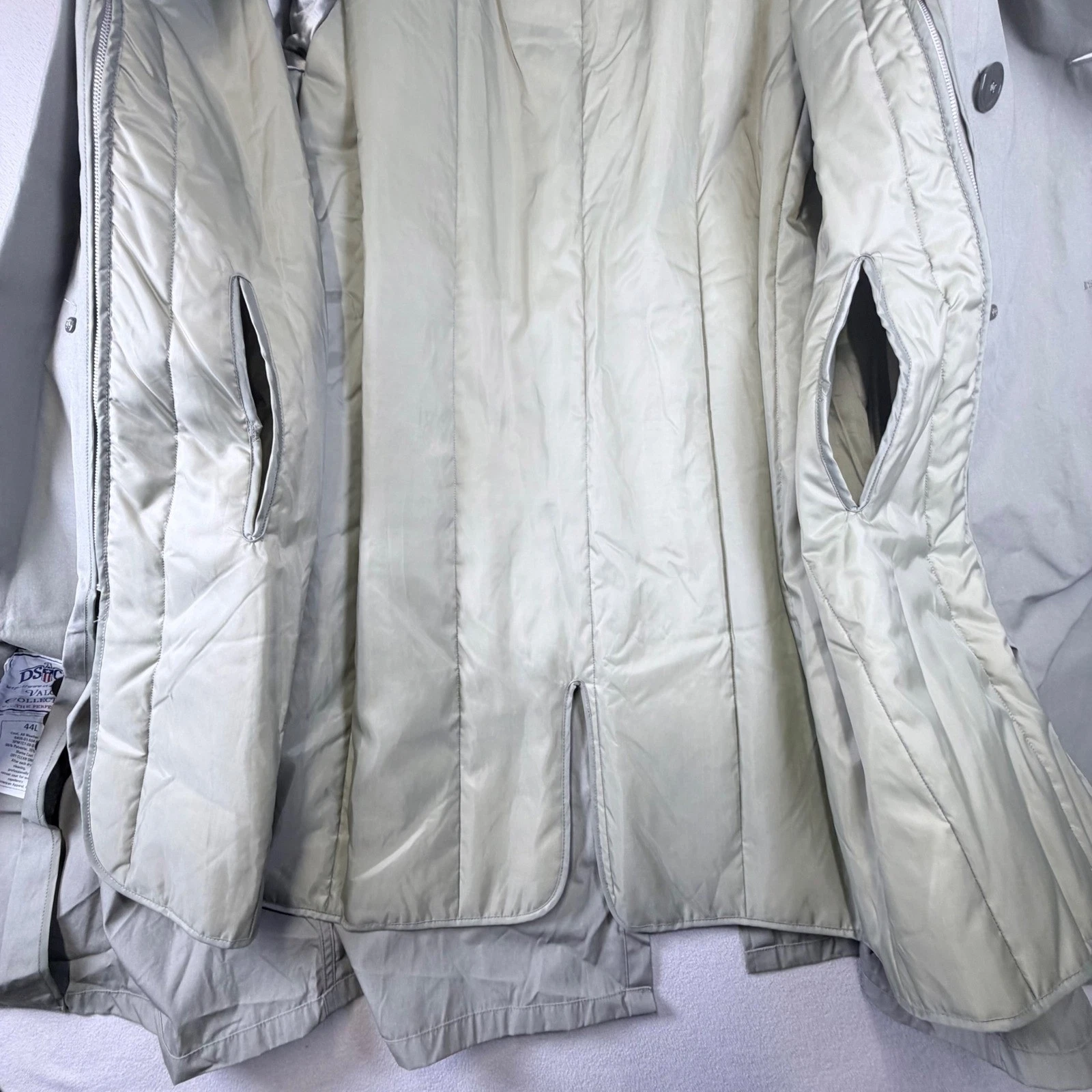 DSCP Trench Coat Men L Gray NEW All Weather Marine Coat Valor Collection image 7