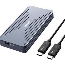 40Gbps M 2 NVMe SSD Gehäuse Aluminium Thunderbolt 4 USB4 0 Support 8TB