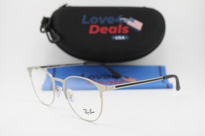 NEW RAY-BAN RB 6375 3134 BLACK GUNMETAL AUTHENTIC EYEGLASSES 51-18