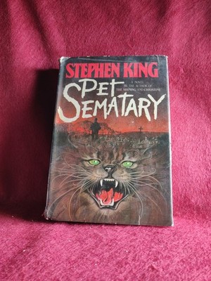 1983 Stephen Steven King Pet Sematary Cemetery Doubleday Vintage