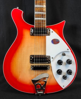 Rickenbacker 620 Fire Glo, Stereo, Gotoh Tuners, Rosewood FB, HSC