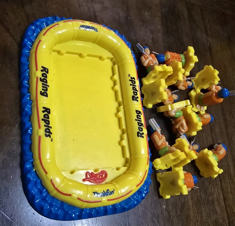 6" Vintage Thinkfun Raging Rapids Raft Brainteaser Puzzle Logic Game 2003 - Image 3 of 4