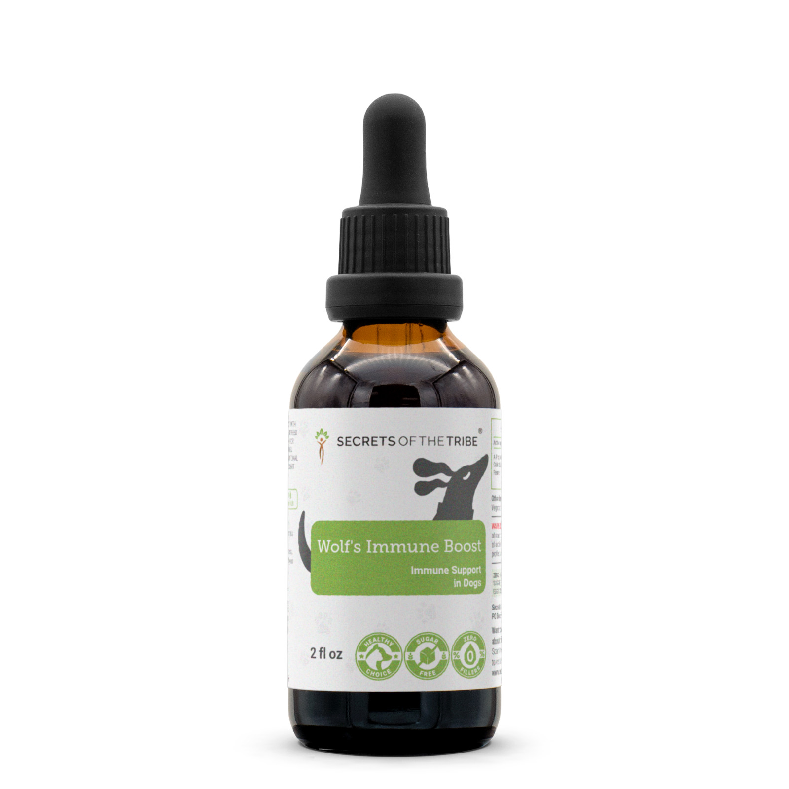 Wolf's Immune Boost Alcohol-Free Extract for Dogs, Tincture, 2 oz