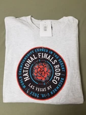 New Mens National Finals Rodeo Desert Rose L/S T-Shirt.