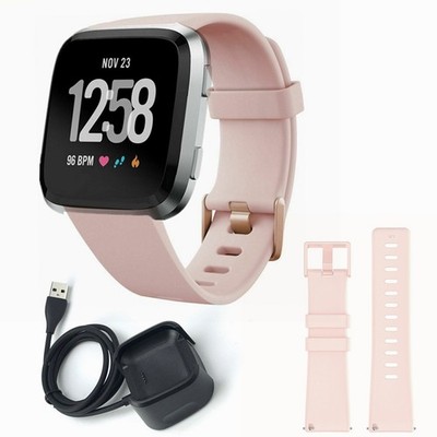 Fitbit Versa 1 Health & Fitness Smartwatch Authentic Activity Tracker  Pink