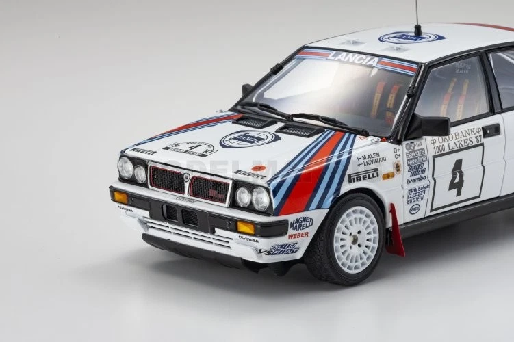 KYOSHO KY8960B LANCIA DELTA HF INTEGRALE 4WD TEAM LANCIA N 4 WINNER RALLY 1000 L - Immagine 4 di 4