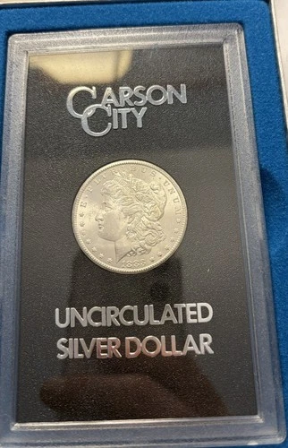 1883 CC GSA Uncirculated  Morgan Silver Dollar with COA and Box Coin#8