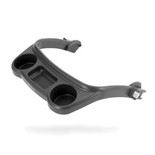 Chicco Bravo Child Tray Black - Small Compact for Strollers, Easy Clean