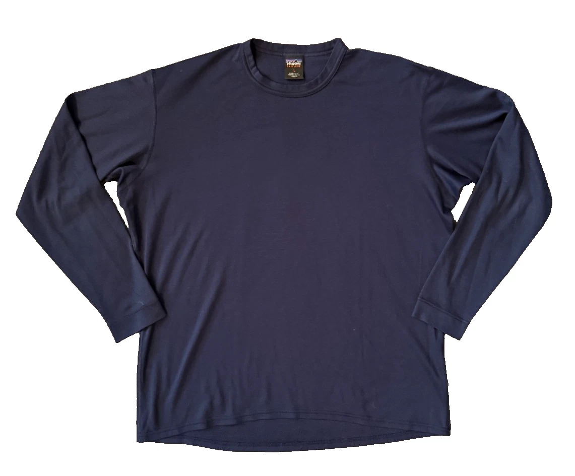 Patagonia Shirt Mens L Capilene Base Layer Long Sleeve Navy Blue Vintage USA
Opens in a new window o