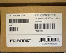 New Fortinet FN-TRAN-SFP28-SR 25Gbps SFP28 100m Optical Transceiver Module