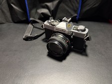Minolta XG9 35mm Film Camera with a Minolta Rokkor 50mm 1.7 Lens Untested 