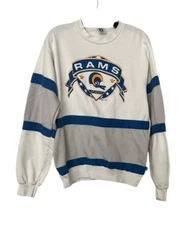 Vintage Los Angeles Rams Sweatshirt 90s Logo 7 Crewneck Size Large