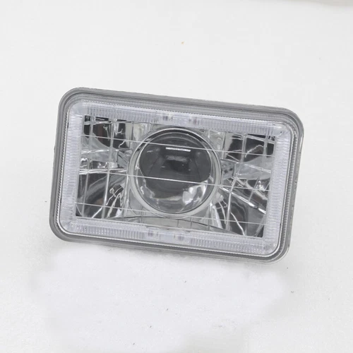 4PCS For 1977-1981 Pontiac Firebird Trans AM 4x6" LED Red Aperture Headlights - Picture 3 of 6