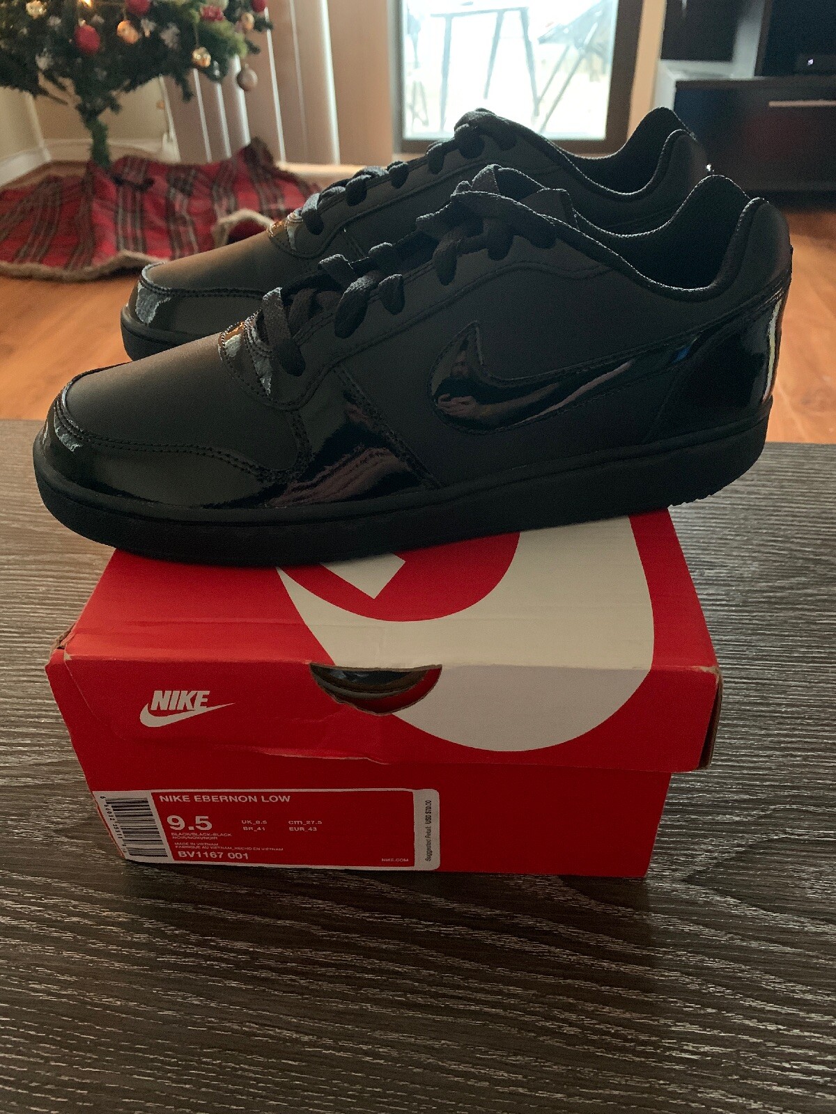 nike ebernon low red