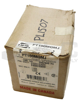NEW SEALED HAMMOND PT100MQMJ TRANSFORMER