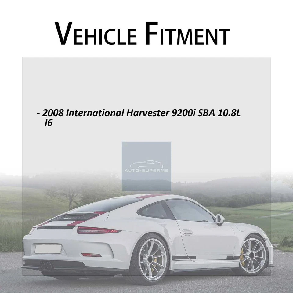 Manguera de refrigerante de radiador de tubo a motor para International Harvester 9200i SBA 2008 Foto 2 de 3