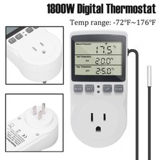 Digital Thermostat Heating Cooling Temperatur...