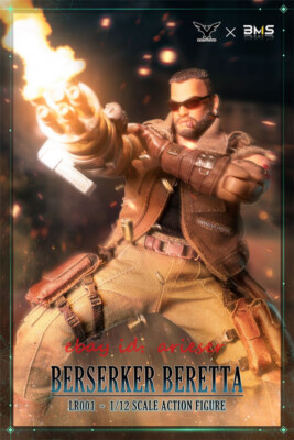 BROTOYS X BMS 1/12 Berserker Beretta Male Action Figure LR001